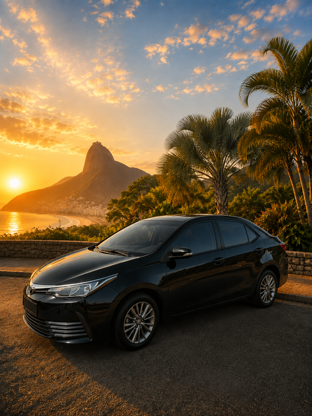 Toyota Corolla da frota da Unique Rio no Rio de Janeiro