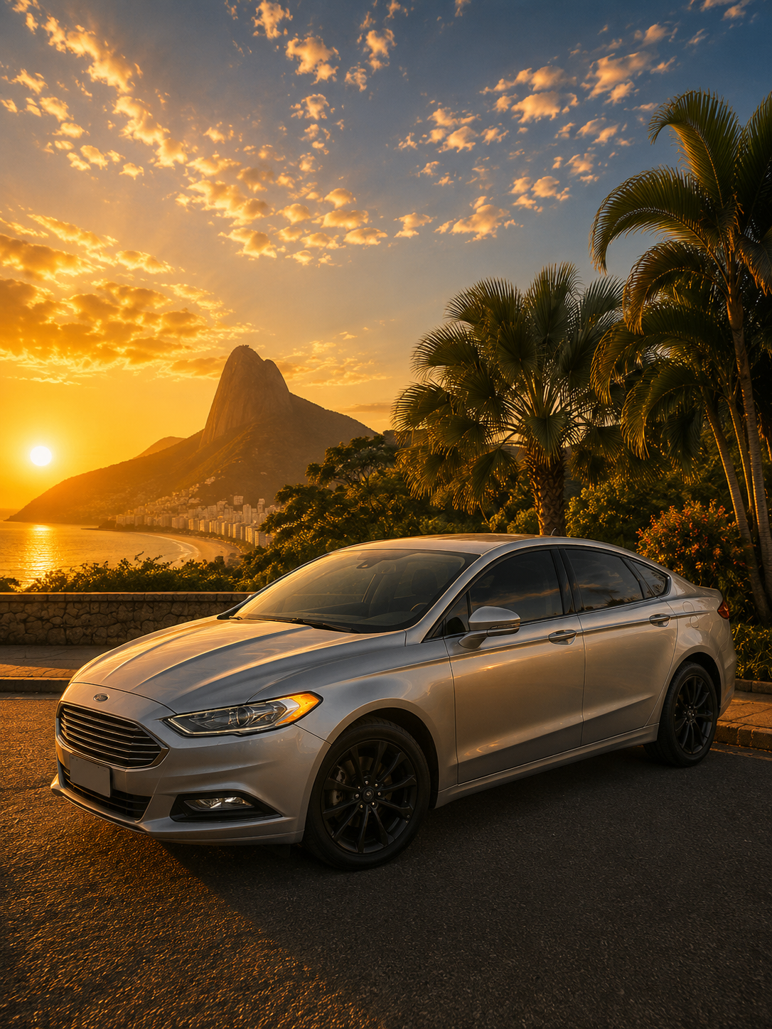 Ford Fusion blindado da frota da Unique Rio no Rio de Janeiro